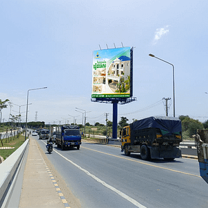 Prek Pnov Bridge End (Left)